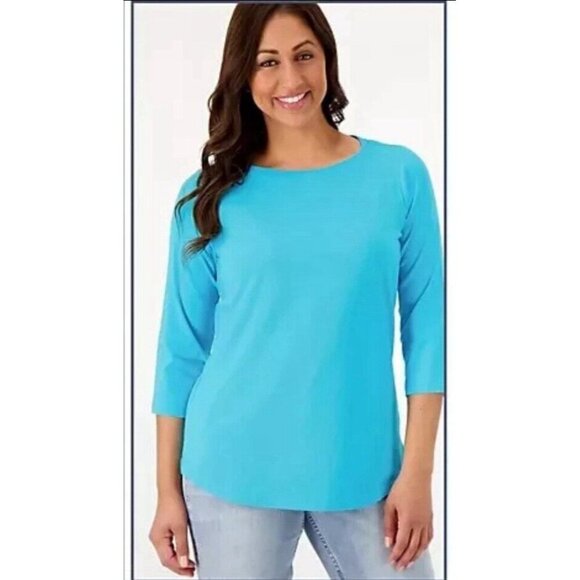 Belle by Kim Gravel Primabelle Knit Top Scuba X-Small A299902 - Picture 1 of 1